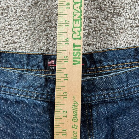 Vintage Polo Ralph Lauren Jeans Mens 38x34 Denim 90s Streetwear Baggy Skater Y2K - Picture 6 of 16